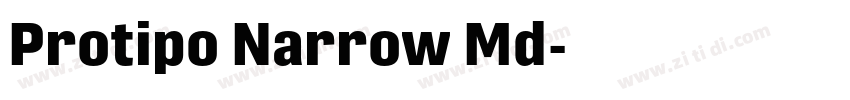 Protipo Narrow Md字体转换 Protipo Narrow Md字体转换